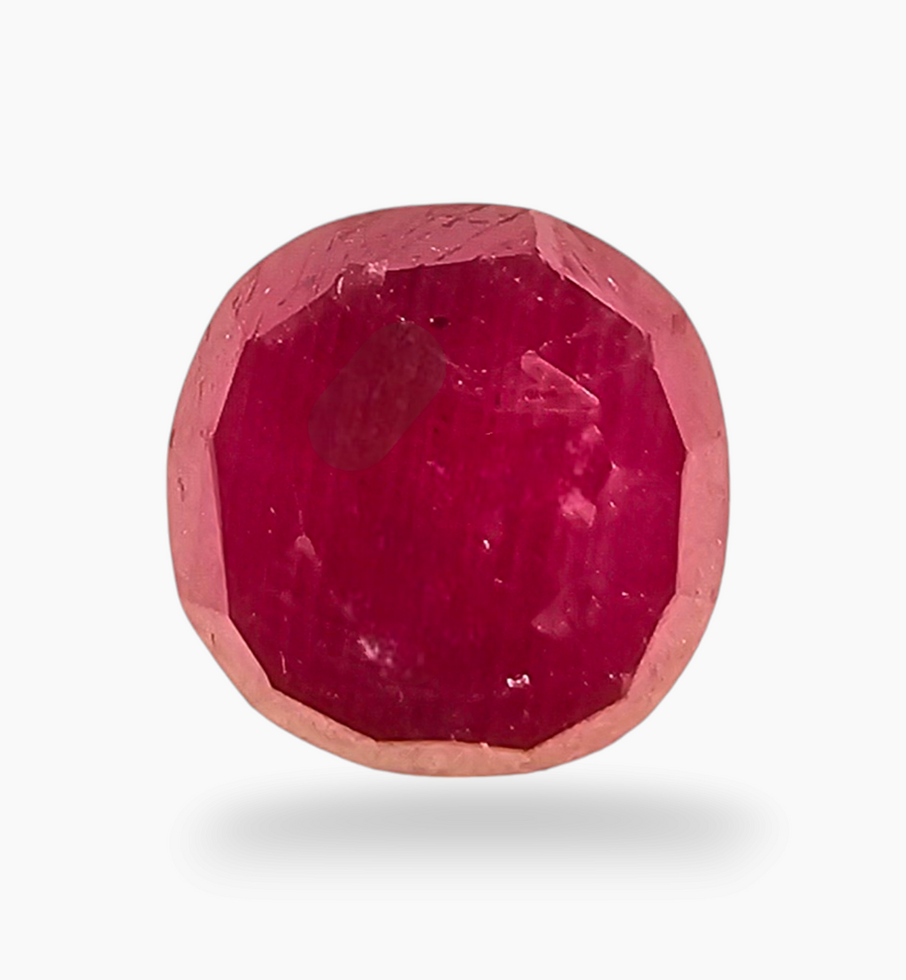 Natural Ruby Stone 5.35 Carats Oval Shape Mozambique Origin Size 9.7x9.5mm