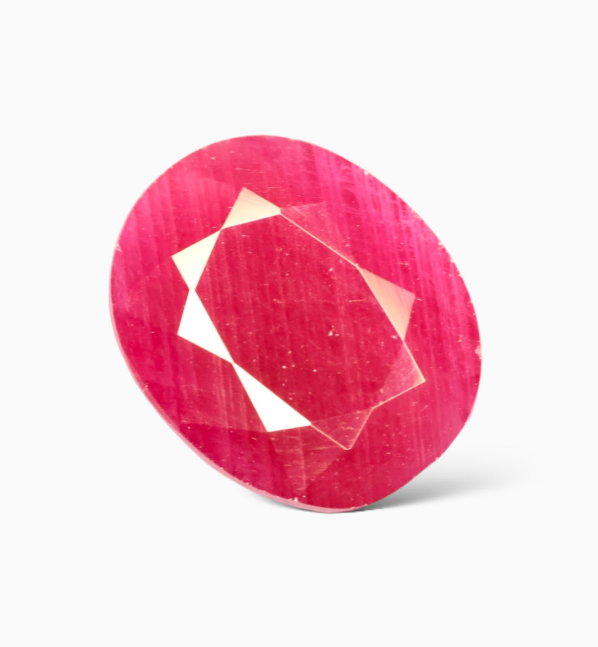 Natural Ruby Stone 8.95 Carats Oval Shape Mozambique Origin Size 13.7x11.5mm
