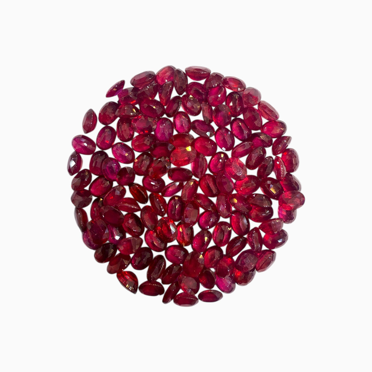 Ruby Oval Stone (GF) 7x5 mm lot 0.80 Carats - 1.40 Carats For Jewellery