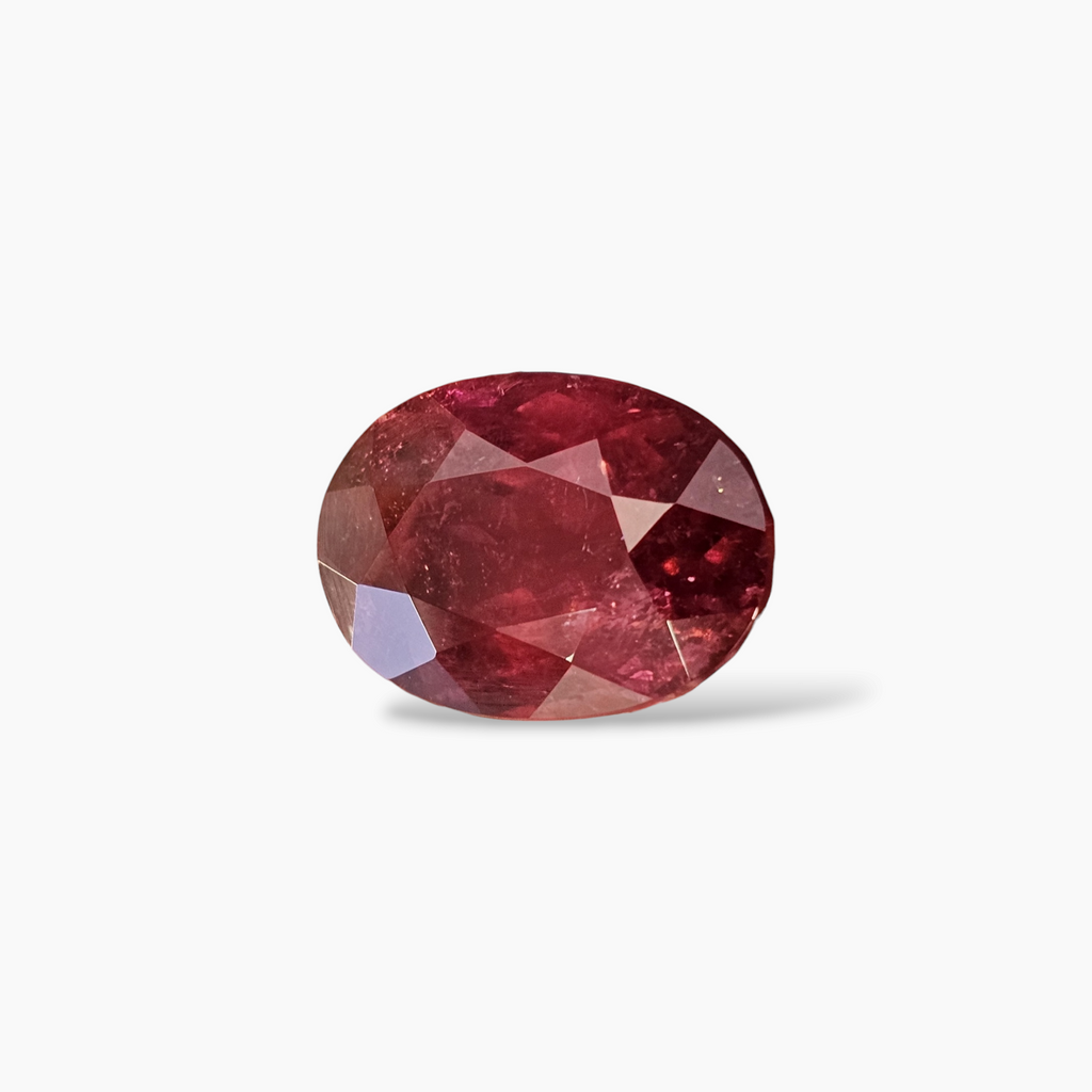Ruby Precious Stone in Oval Cut 15.86 Carats Weight from Africa