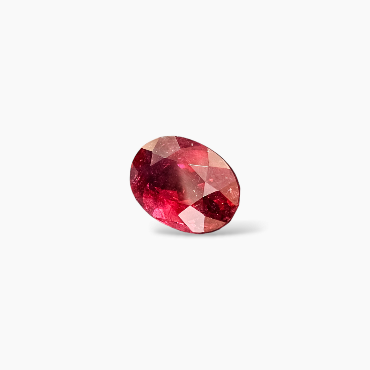 Ruby Precious Stone in Oval Cut 15.86 Carats Weight from Africa