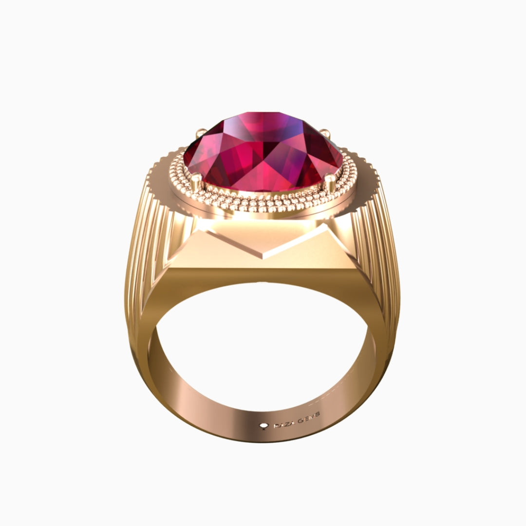 Ruby Ring 18K Rose Gold | Fayruz
