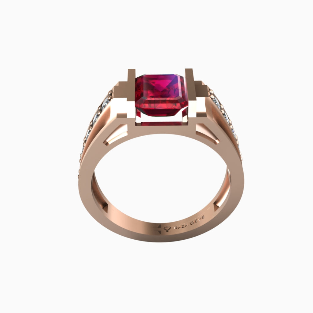 Ruby Ring 18K Rose Gold | Khadija
