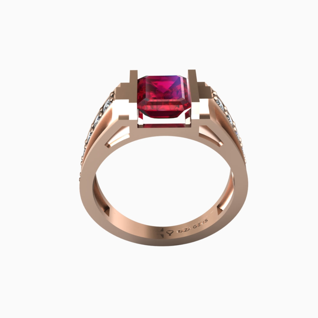 Ruby Ring 18K Rose Gold | Khadija