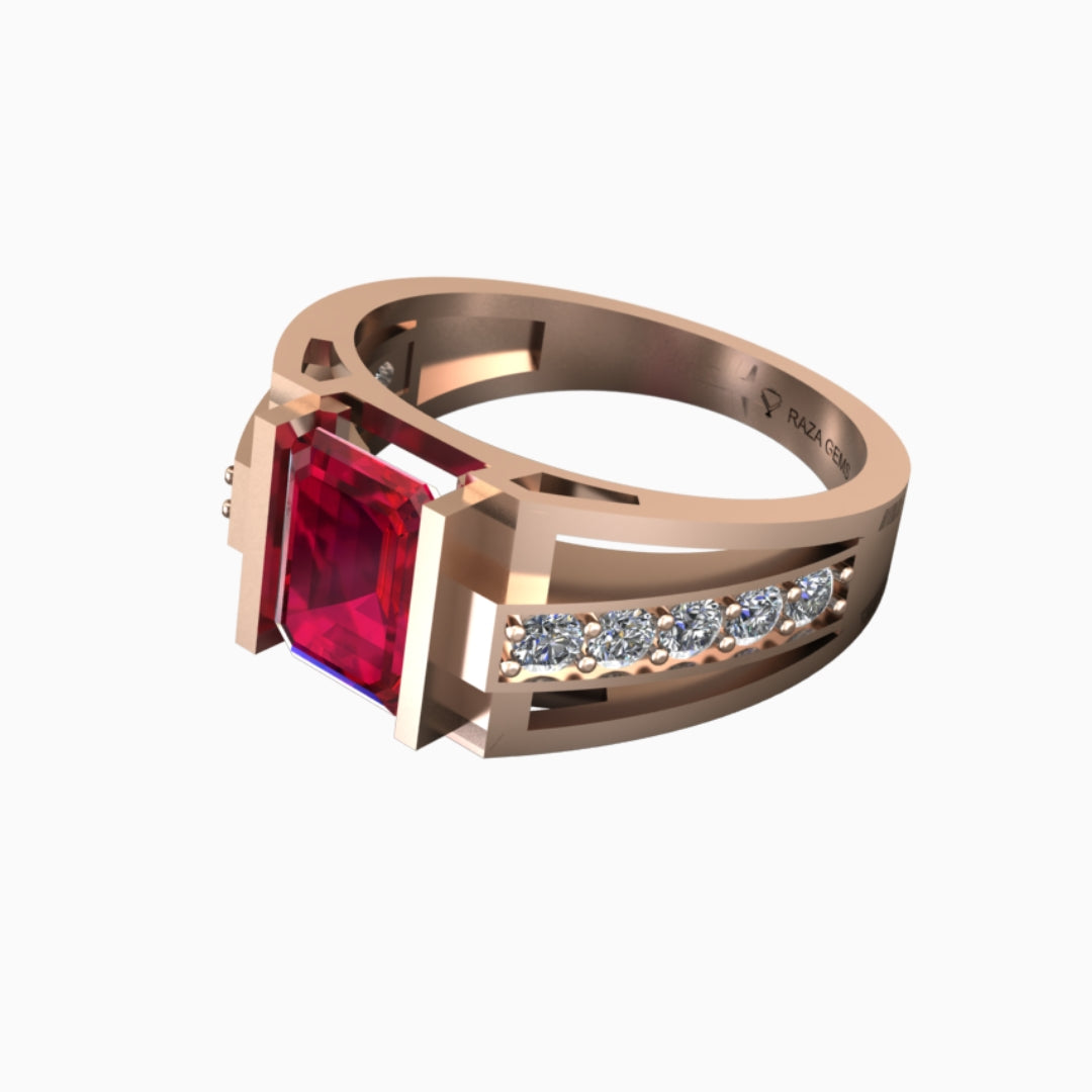 Ruby Ring 18K Rose Gold | Khadija
