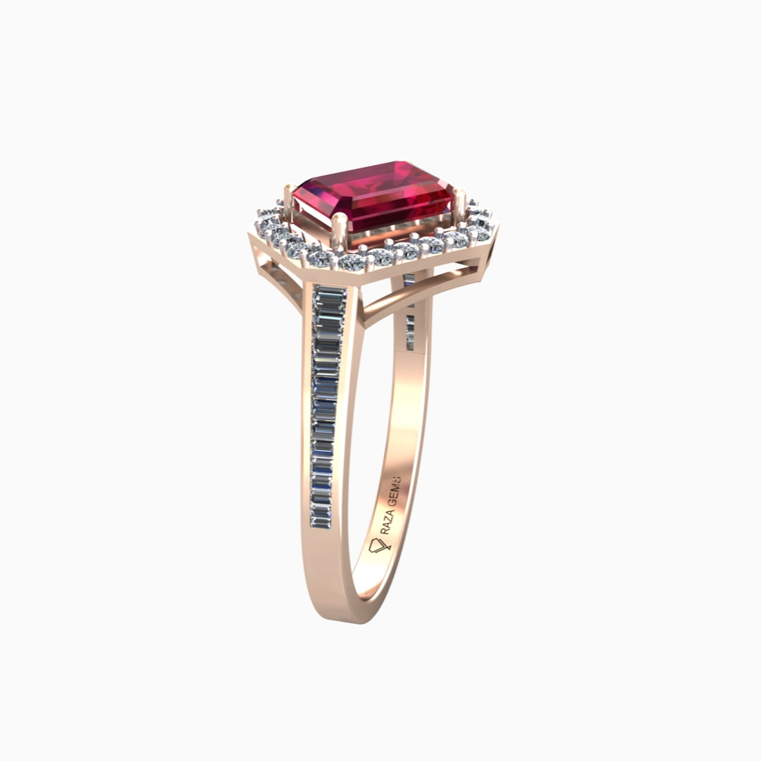 Ruby Ring 18K Rose Gold | Lawahiz