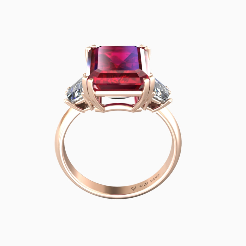 Ruby Ring 18K Rose Gold | Yara