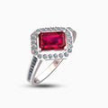 Ruby Ring 18K White Gold | Rihanna