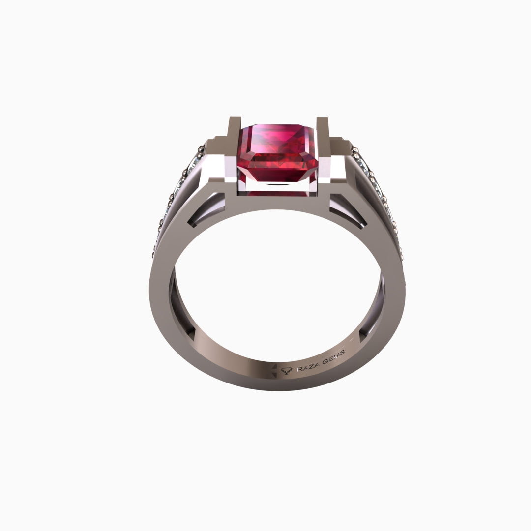 Ruby Ring 18K White Gold | Samara