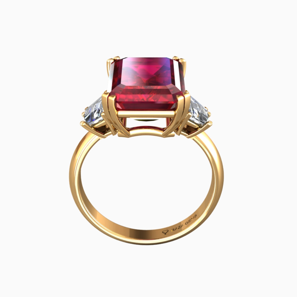 Ruby Ring 18K Yellow Gold | Fatima