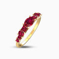 Ruby Ring 18K Yellow Gold | Sara
