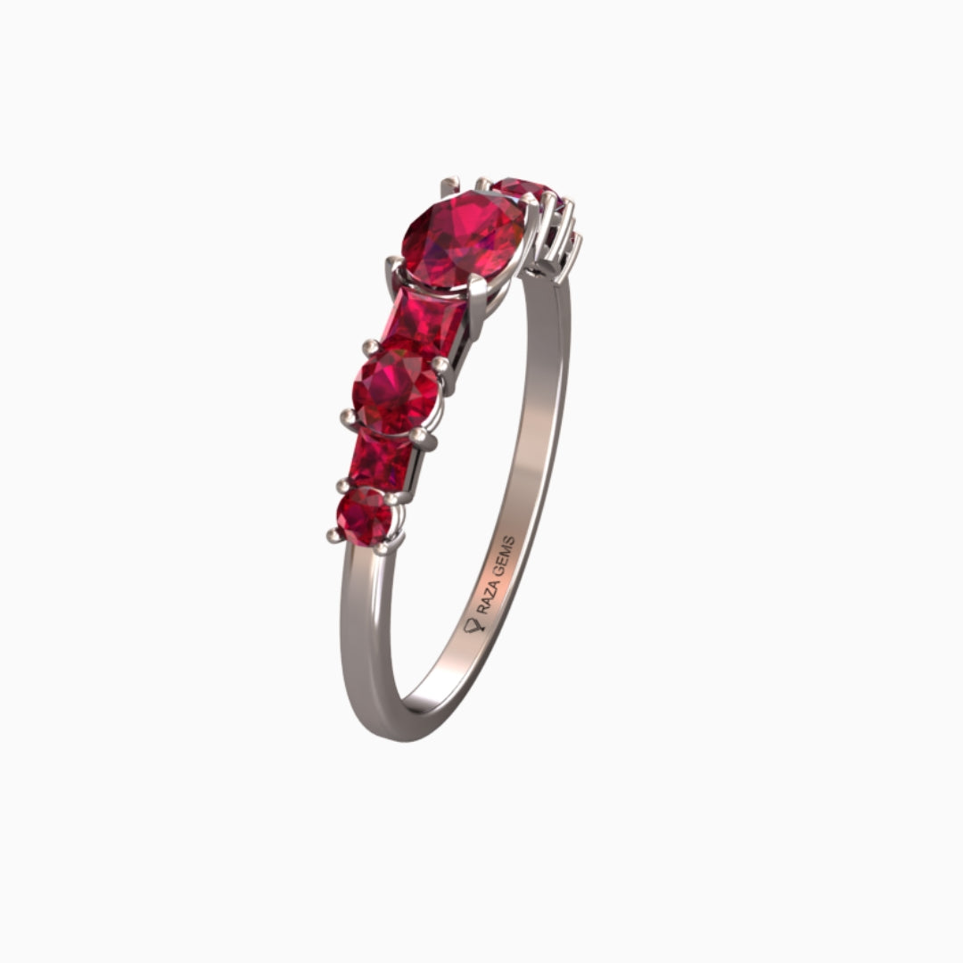 Ruby Ring Silver 925 | Mariam