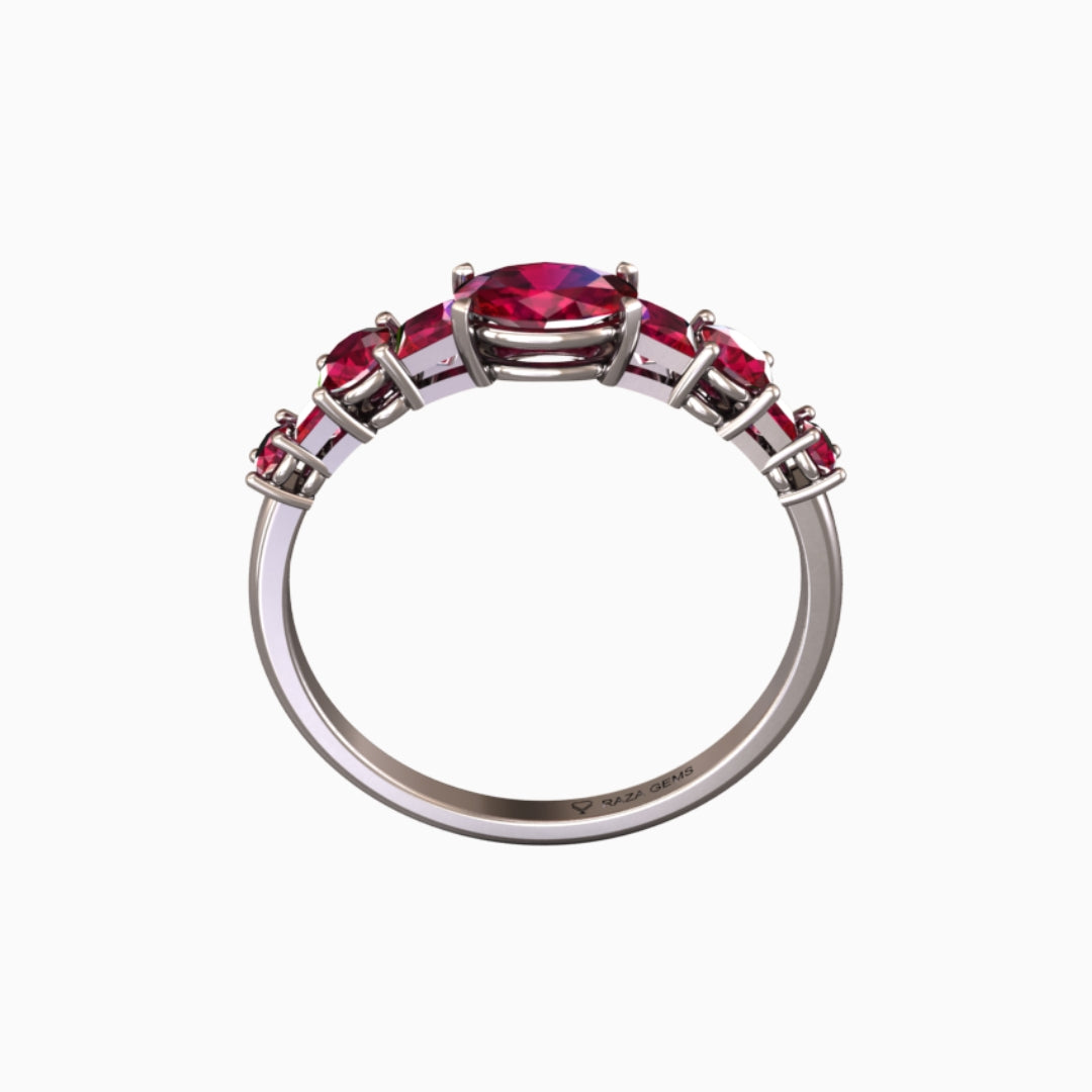 Ruby Ring Silver 925 | Mariam