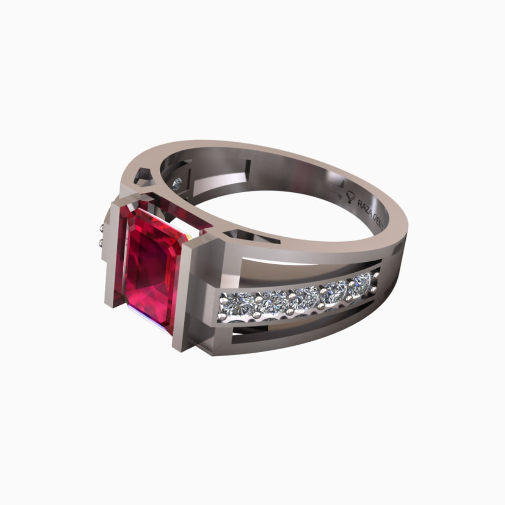 Ruby Ring Silver 925 | Naila