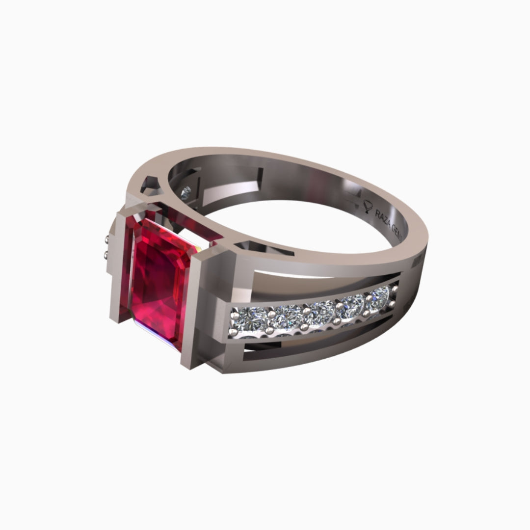 Ruby Ring Silver 925 | Naila