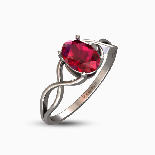 Ruby Ring Silver 925 | Rasima