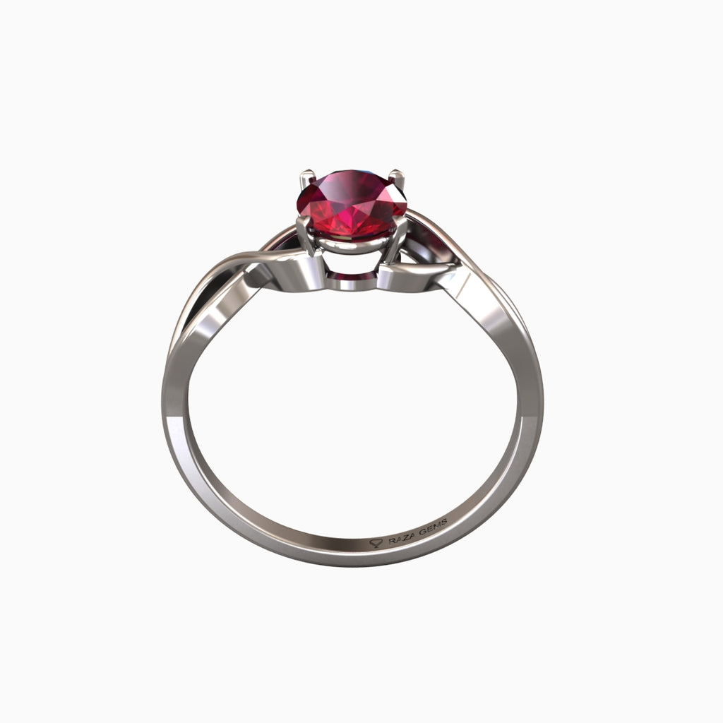 Ruby Ring Silver 925 | Rasima
