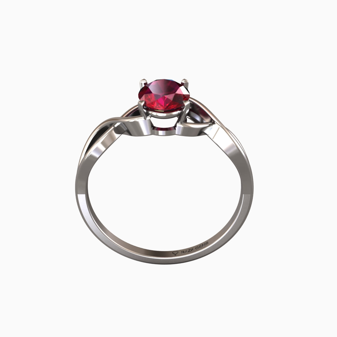 Ruby Ring Silver 925 | Rasima