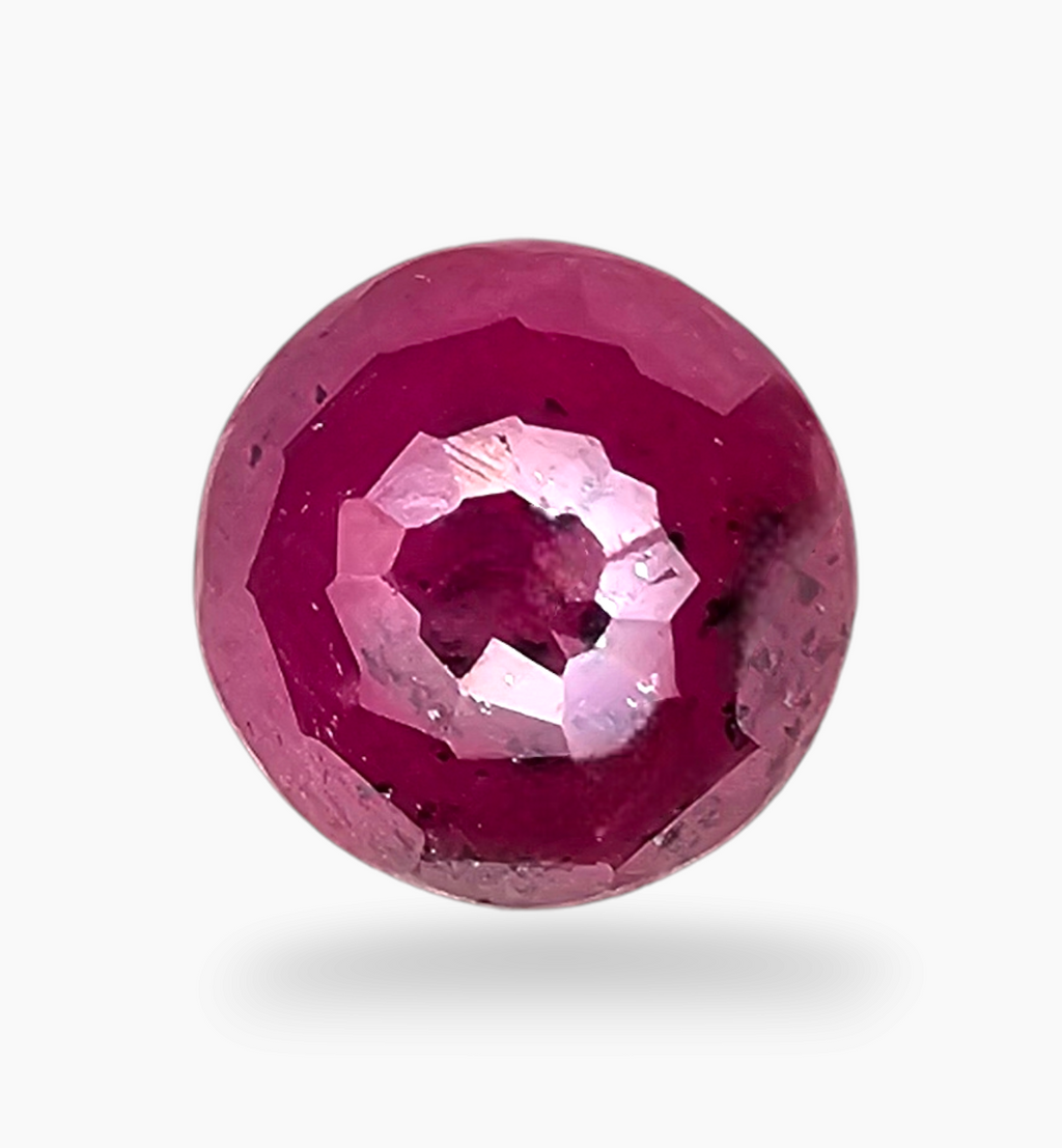 Natural Ruby Stone 4.43 Carats Oval Shape Mozambique Origin Size 9.8x9.8mm