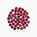 Ruby Treated (GF) Stone Hearts Shapes 7 mm size From 1 - 1..5 Carats Bangkok