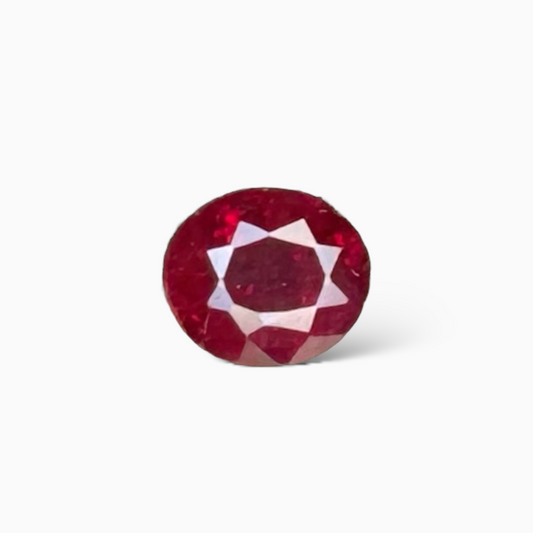 Ruby Gemstone Natural in 1.21 Carats from Mozambique Origin
