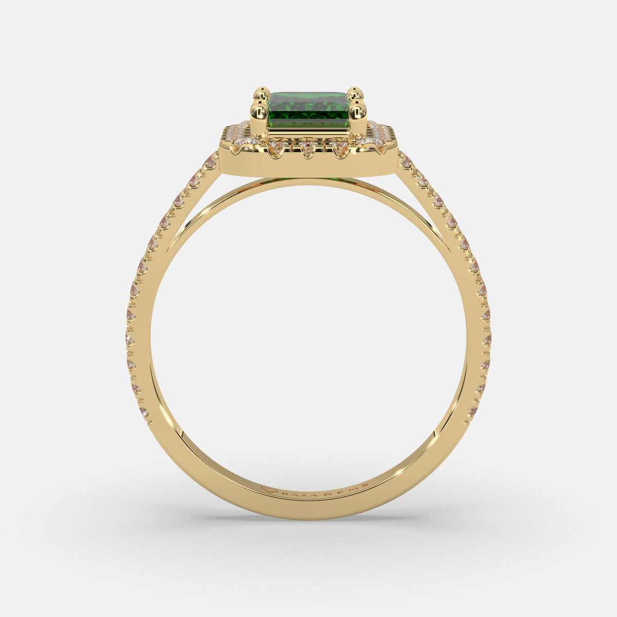 Ruqayyah Emerald Ring 18k Yellow Gold