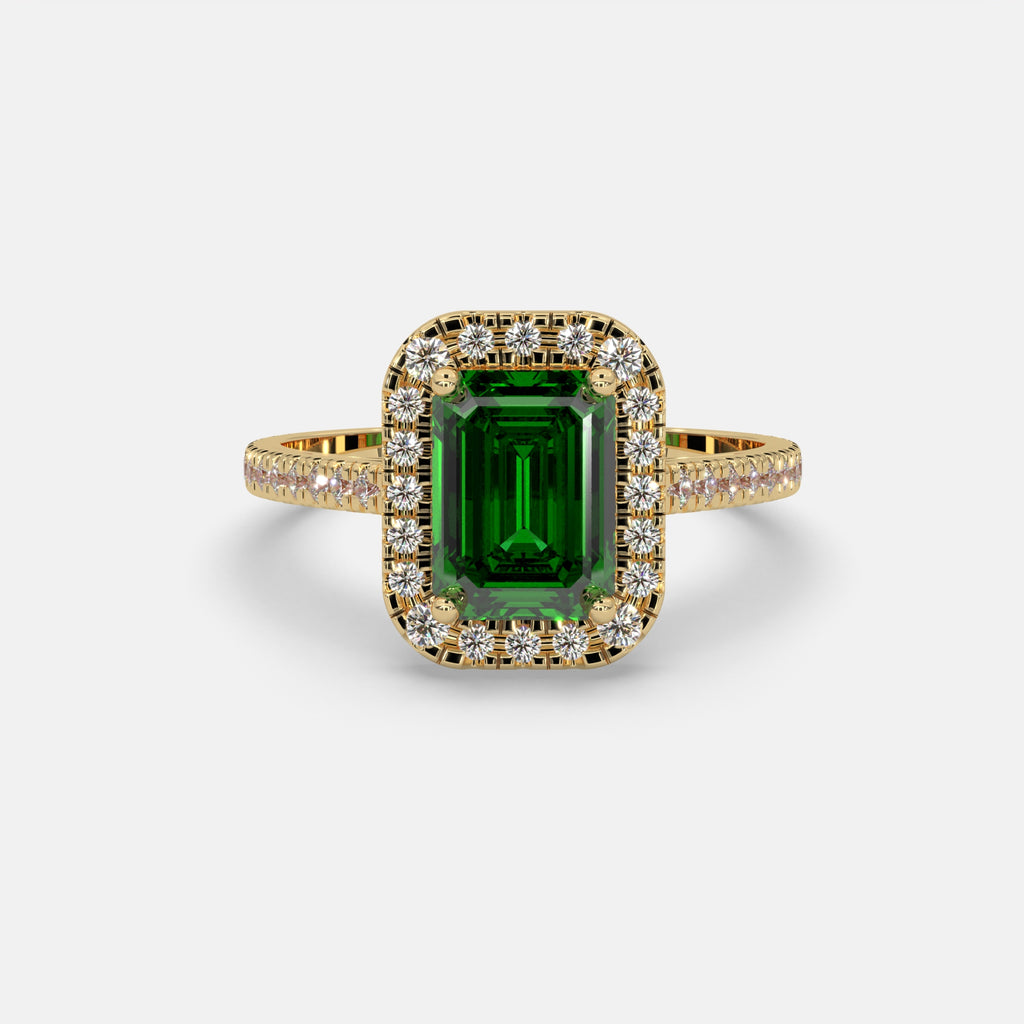 Ruqayyah Emerald Ring 18k Yellow Gold