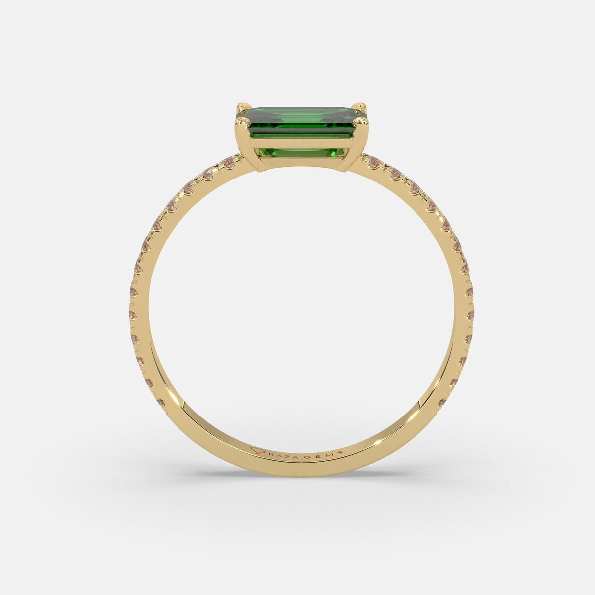 Ruwa Emerald Ring 18k Yellow Gold