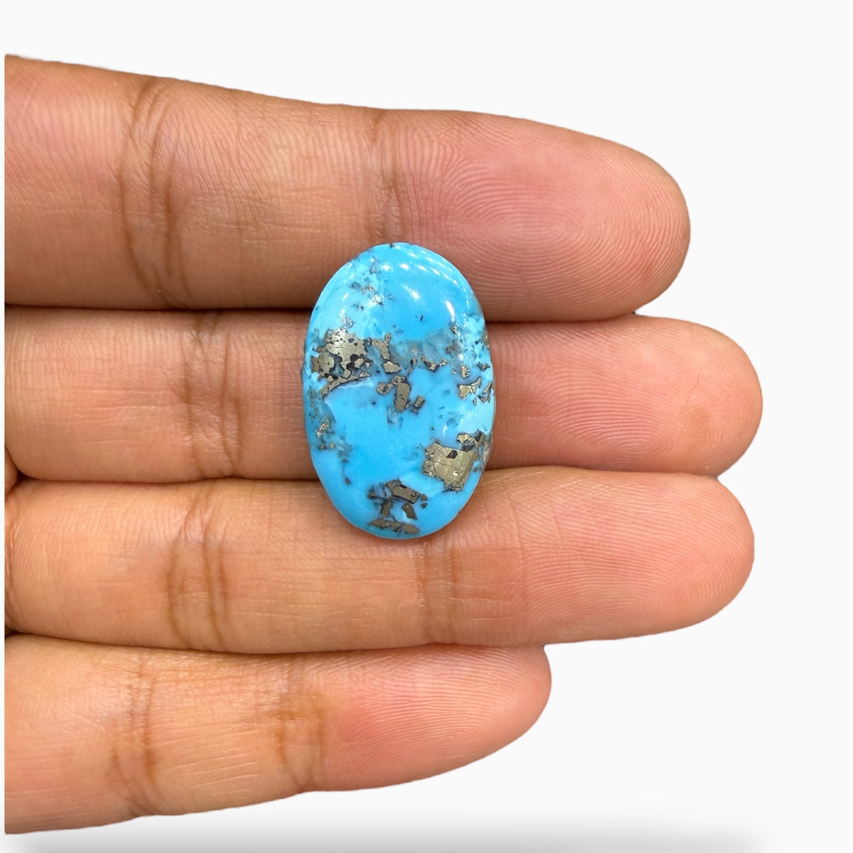 Shajri Feroza Stone (Turquoise) 23.32 Carats 24x16.5 mm from Iran