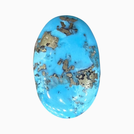 Shajri Feroza Stone (Turquoise) 23.32 Carats 24x16.5 mm from Iran