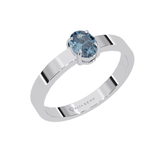 Aquamarine Ring Arshia Silver