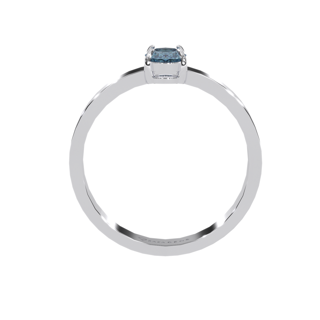 Aquamarine Ring Arshia Silver
