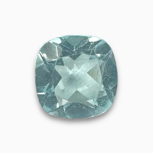 Buy Natural Sky Blue Topaz Stone 1.63 Carats Cushion Shape Size 7X7mm