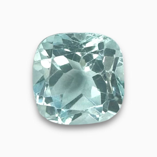 Buy Metallic Blue Color Topaz 1.93 Carats Cushion Shape Size 7X7mm