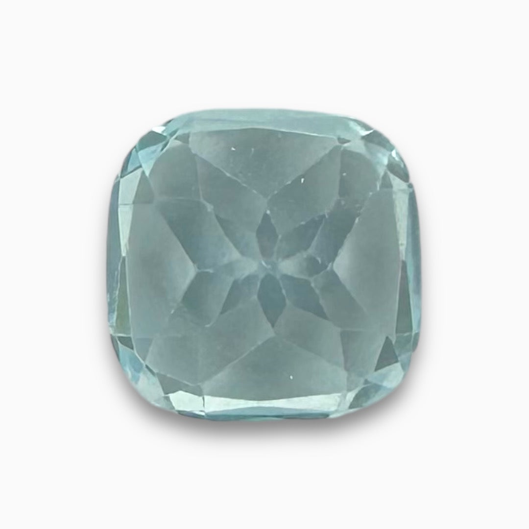 Buy Metallic Blue Color Topaz 1.93 Carats Cushion Shape Size 7X7mm