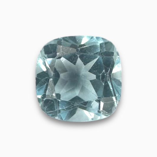 Buy Sky Blue Topaz Stone 1.97 Carats Cushion Shape Size 7X7mm