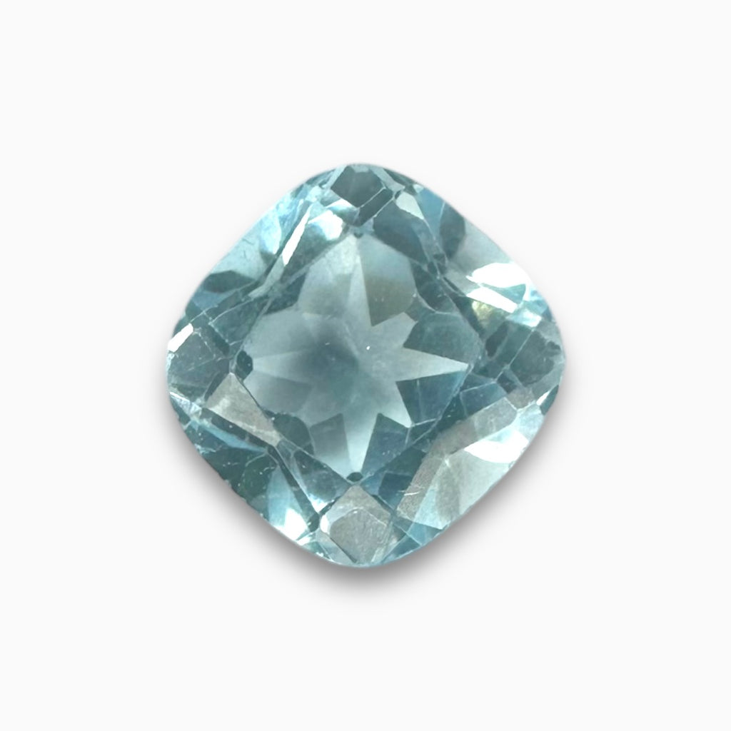 Buy Sky Blue Topaz Stone 1.97 Carats Cushion Shape Size 7X7mm