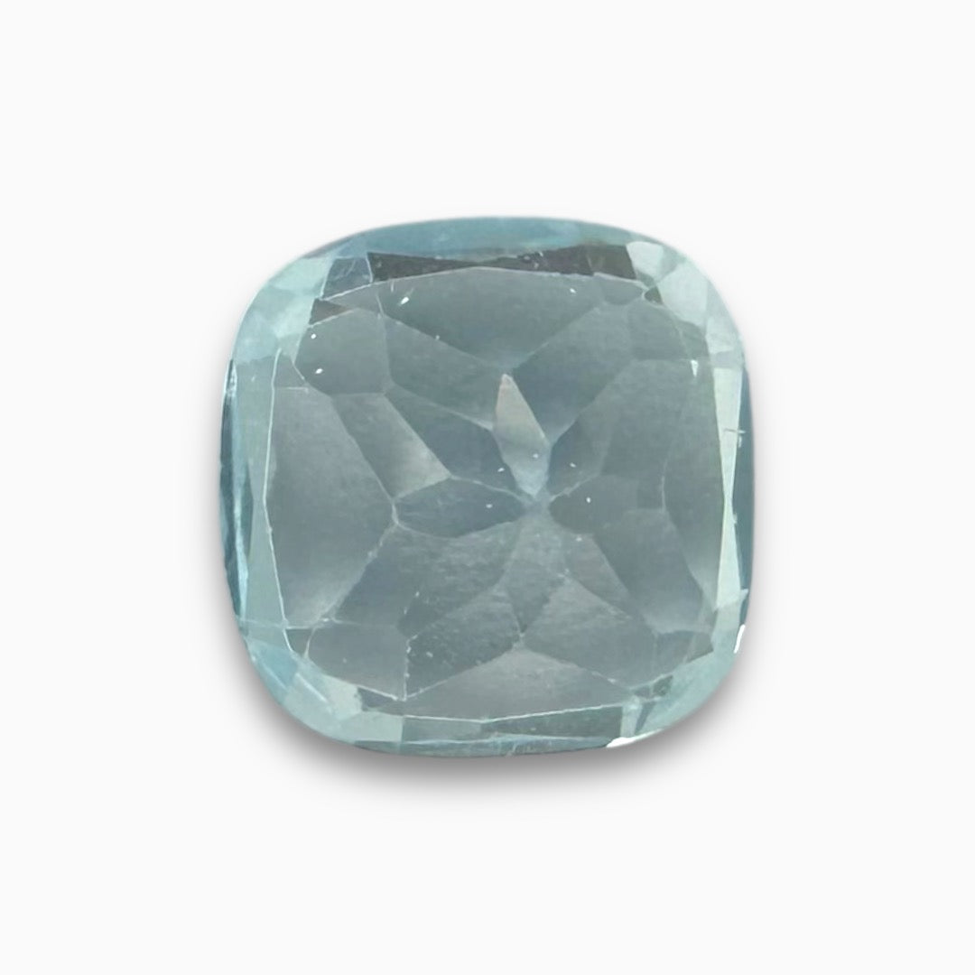 Buy Sky Blue Topaz Stone 1.97 Carats Cushion Shape Size 7X7mm