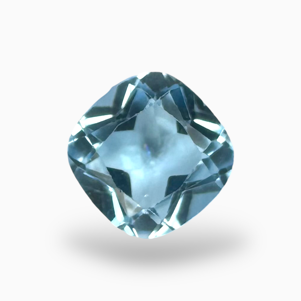 Buy Natural Sky Blue Topaz Stone 1.78 Carats Cushion Shape Size 7mm