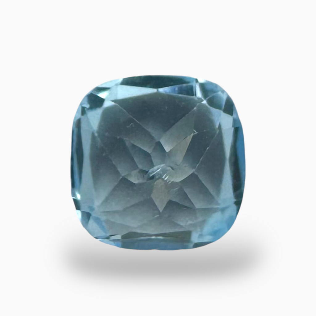 Buy Natural Sky Blue Topaz Stone 1.78 Carats Cushion Shape Size 7mm