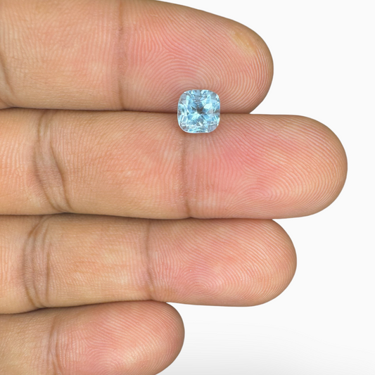 Buy Sky Blue Topaz Stone 1.35 Carats Cushion Shape Size 6mm