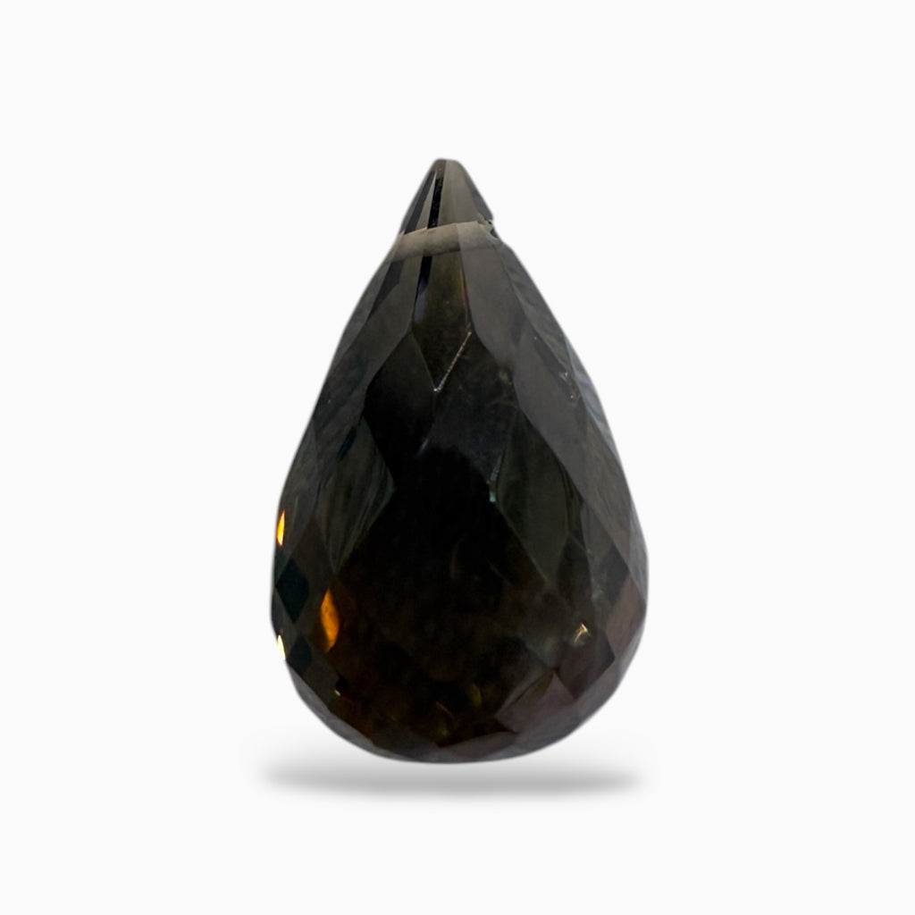 Smoky Topaz Briolette Stone For Jewellery From 1 - 10 Carats