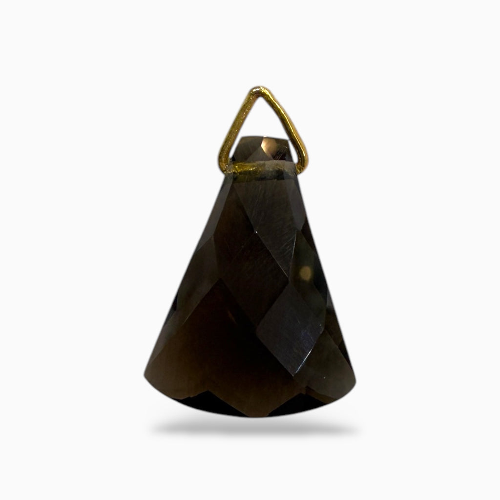 Smoky Topaz Briolette Stone For Jewellery From 1 - 10 Carats