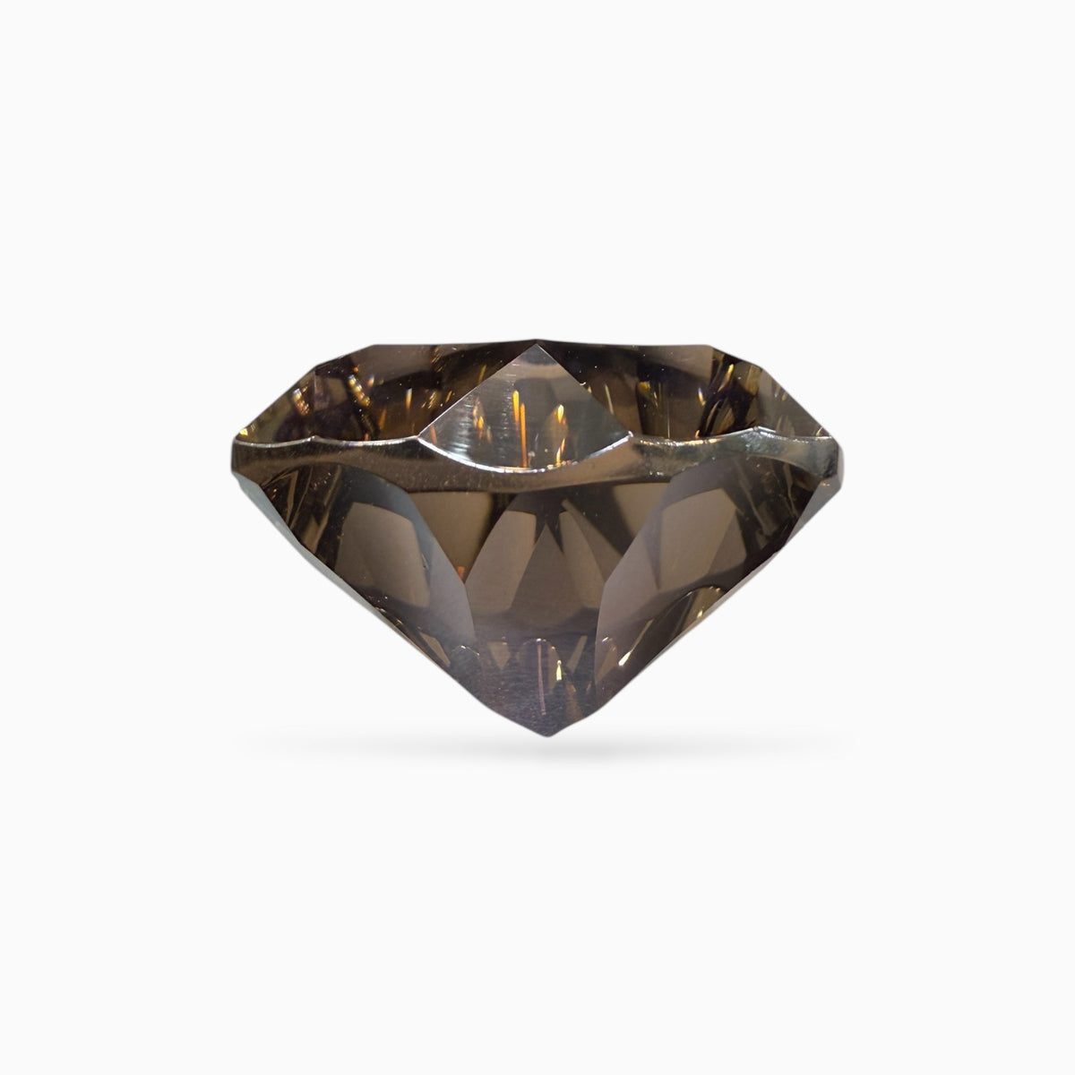 Smoky Topaz Cushion Fancy Cut 60.17 Carats 25 mm