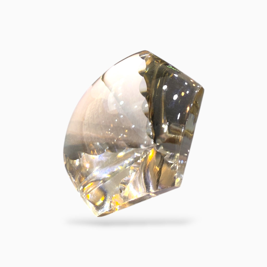 Smoky Topaz Fancy Cut 82.81 Carats 28  mm