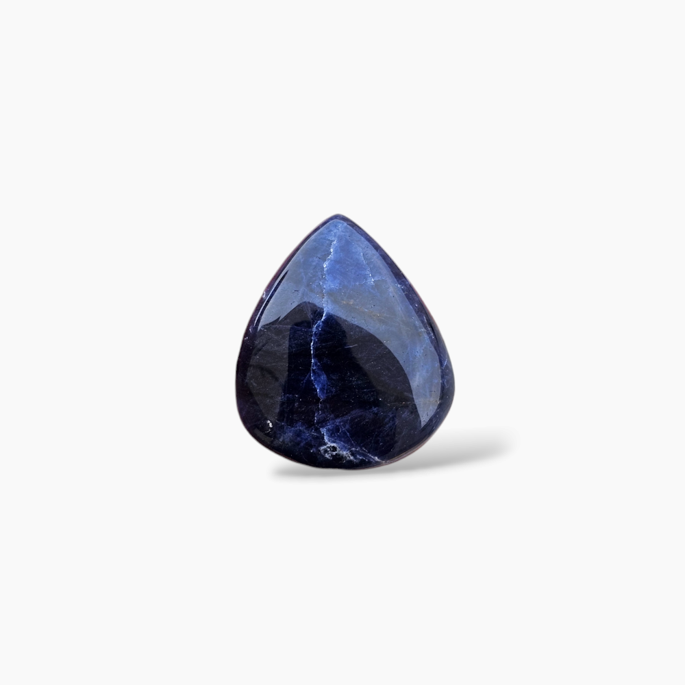 Sodalite Gemstone Pear Shape 14.82 Carats with 19.3 by 21.2 mm