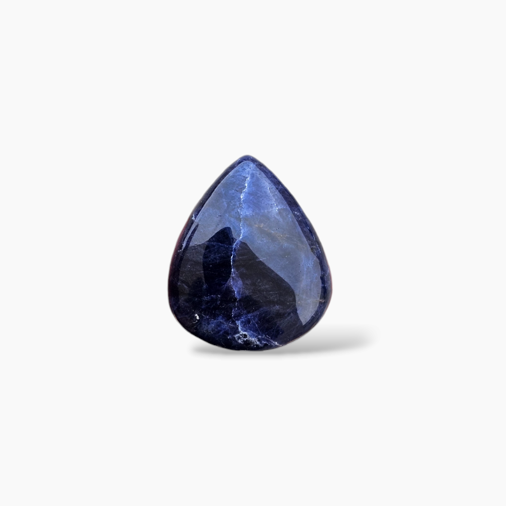 Sodalite Gemstone Pear Shape 14.82 Carats with 19.3 by 21.2 mm