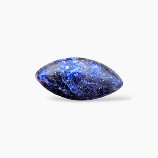 Sodalite Gemstone in 26.91 Carats with 32 by 16.4 mm in Size