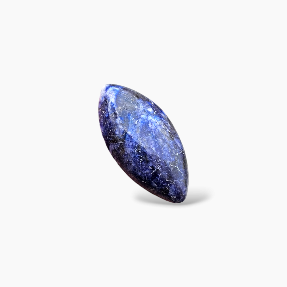 Sodalite Gemstone in 26.91 Carats with 32 by 16.4 mm in Size