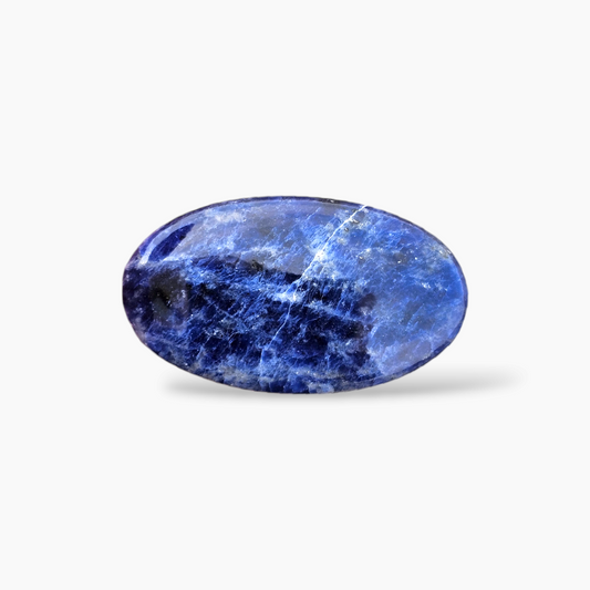 Sodalite Stone 37.09 Carats Oval Cut in 41 by 24 MM Size